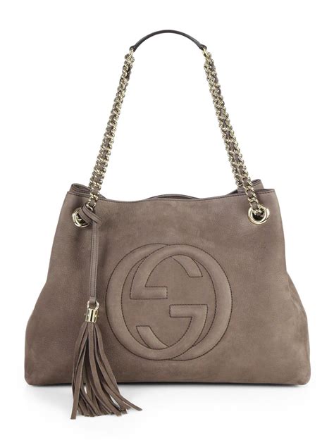 suede gucci bag|authentic gucci shoulder bag.